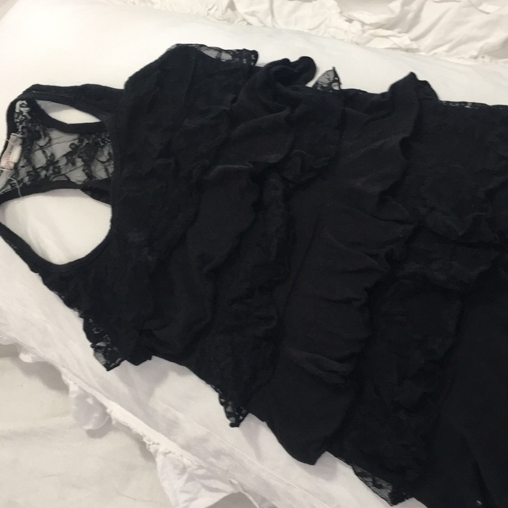 Black Lacey tank